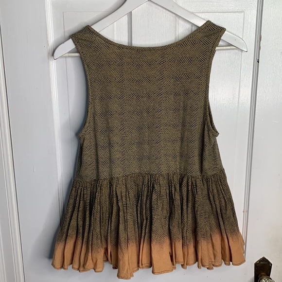 Anthropologie Akemi + Kin Embellished Ombre Boho Beach Swing Tank W-063 Sz XS - Picture 7 of 9